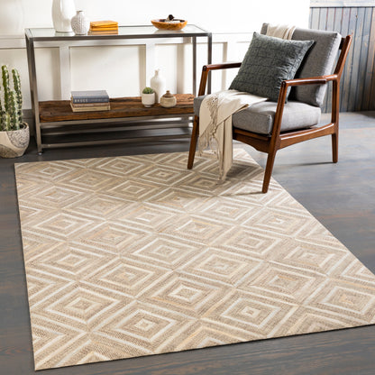 Surya Jardin Jrd-2300 Light Gray, Beige, Ivory, Taupe Area Rug