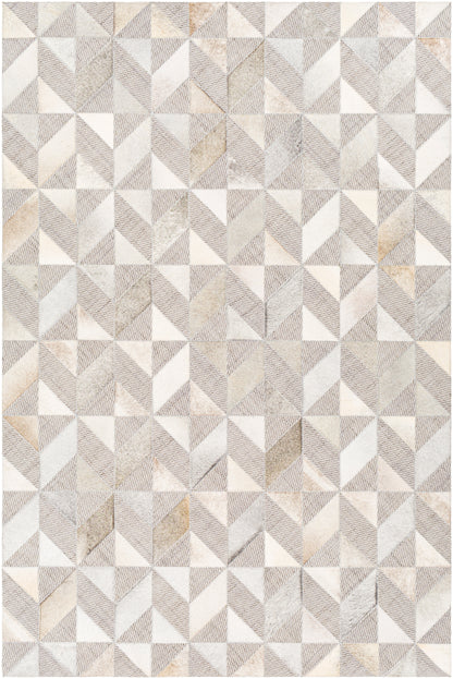 Surya Jardin Jrd-2301 Light Gray, Medium Gray, Cream, Beige Area Rug