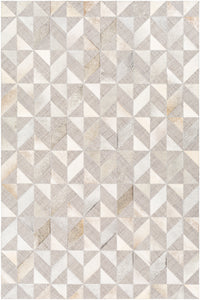 Surya Jardin Jrd-2301 Light Gray, Medium Gray, Cream, Beige Area Rug