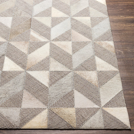 Surya Jardin Jrd-2301 Light Gray, Medium Gray, Cream, Beige Rugs.