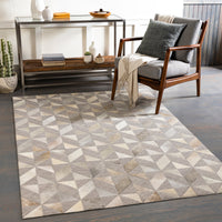 Surya Jardin Jrd-2301 Light Gray, Medium Gray, Cream, Beige Area Rug