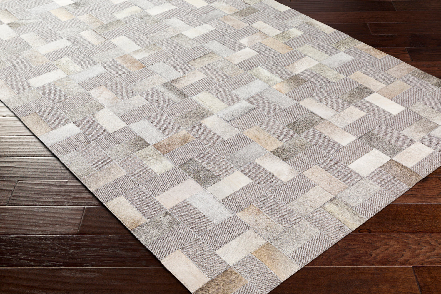 Surya Jardin Jrd-2305 Light Gray, Medium Gray, Cream, Beige Rugs.