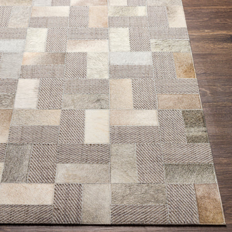 Surya Jardin Jrd-2305 Light Gray, Medium Gray, Cream, Beige Rugs.