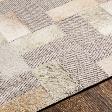 Surya Jardin Jrd-2305 Light Gray, Medium Gray, Cream, Beige Rugs.