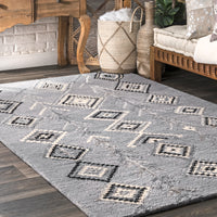 Nuloom Belini Nbe2598A Dark Gray Area Rug