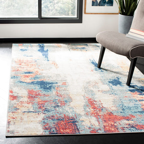 Safavieh Jasper Jsp101C Grey/Red Rug.