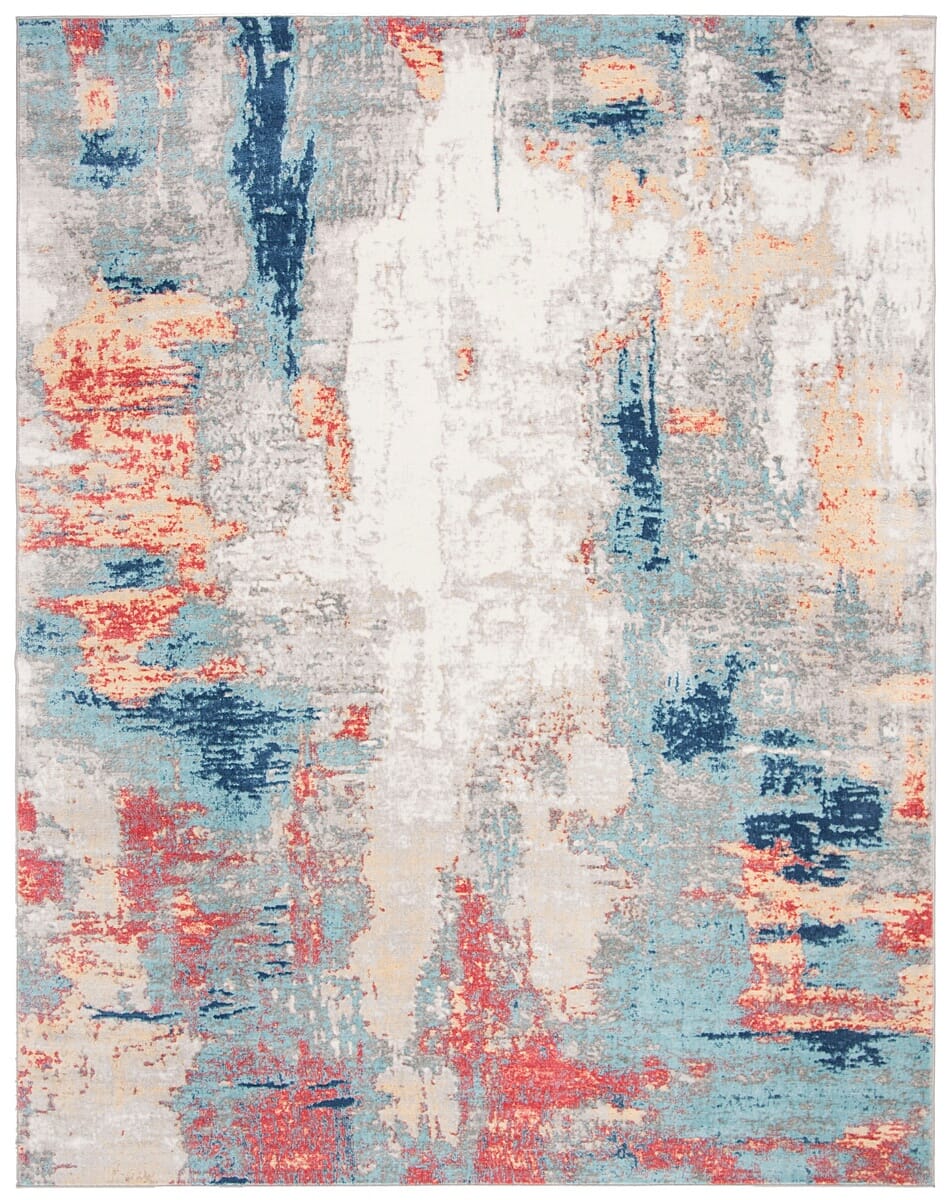 Safavieh Jasper Jsp101C Grey / Red Area Rug