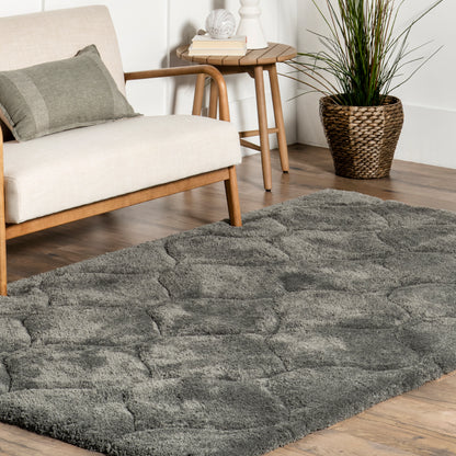 Nuloom Shaggy Elsie Nsh2013C Dark Gray Area Rug