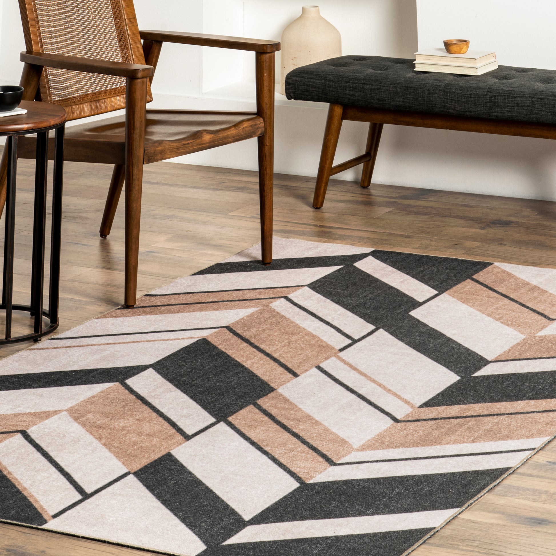 AreaRugs.com Wavaj Nwa1302A Beige Area Rug