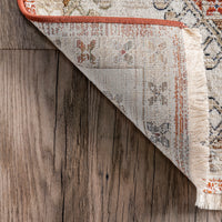 Nuloom Deandra Bordered Nde1527A Rust Area Rug