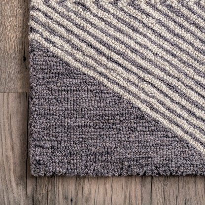 Nuloom Nicole Trellis Nni2707A Gray Area Rug