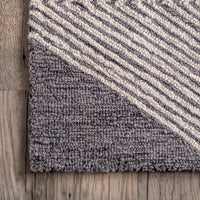 Nuloom Nicole Trellis Nni2707A Gray Area Rug