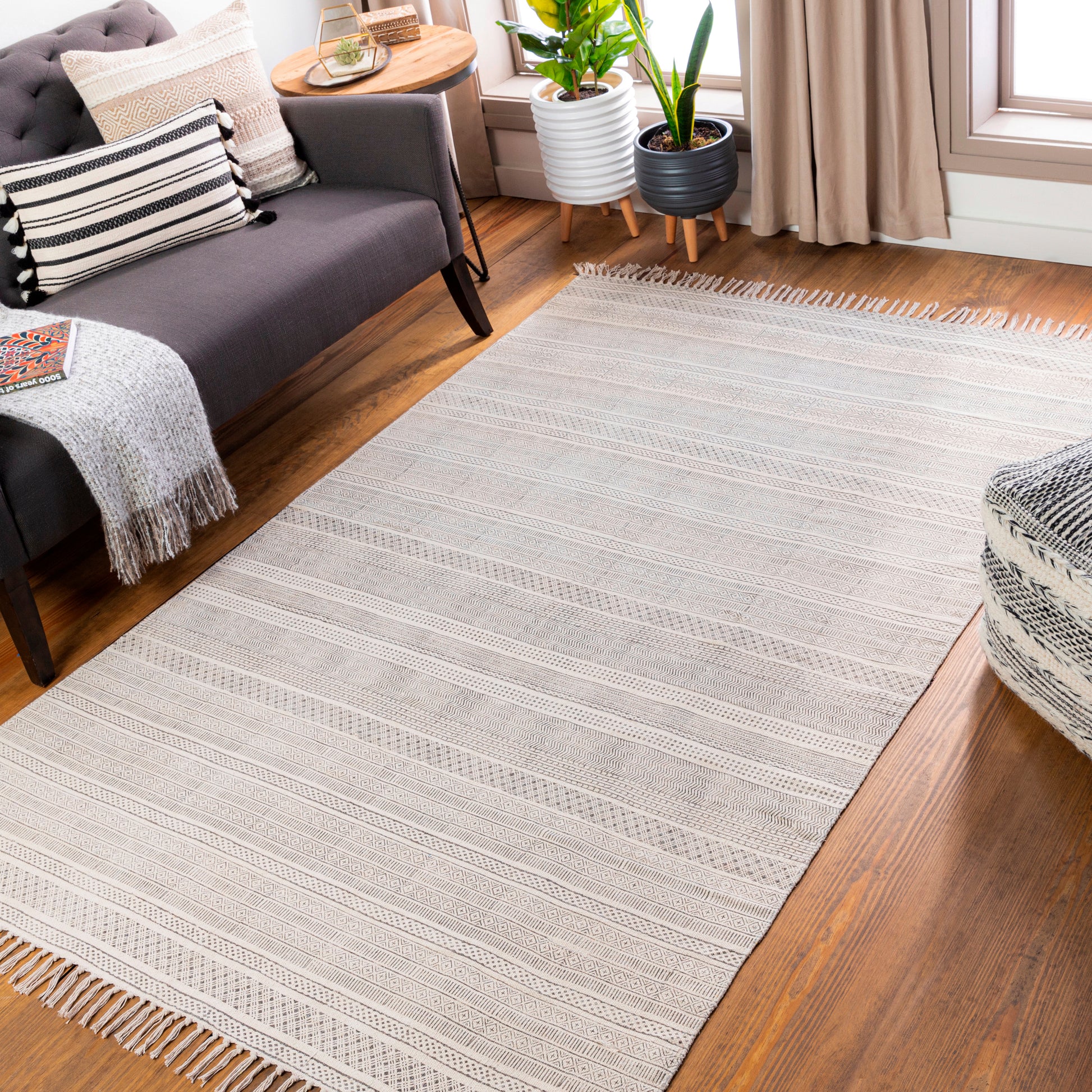 Surya July Juy-2304 Charcoal, Light Beige Area Rug