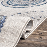 Nuloom Andi Textured Nan1559B Blue Area Rug