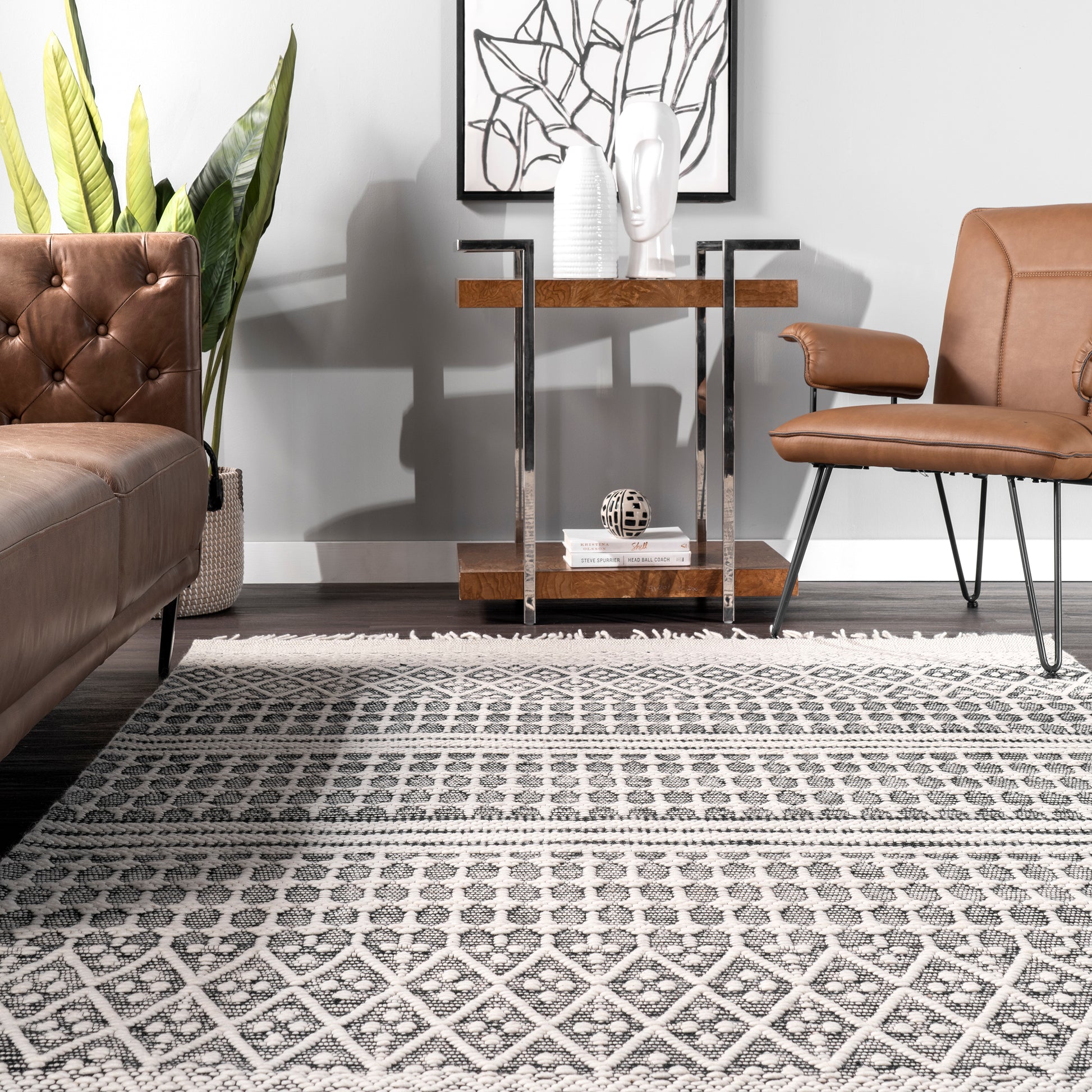 Nuloom Esther Nes3278A Gray Area Rug