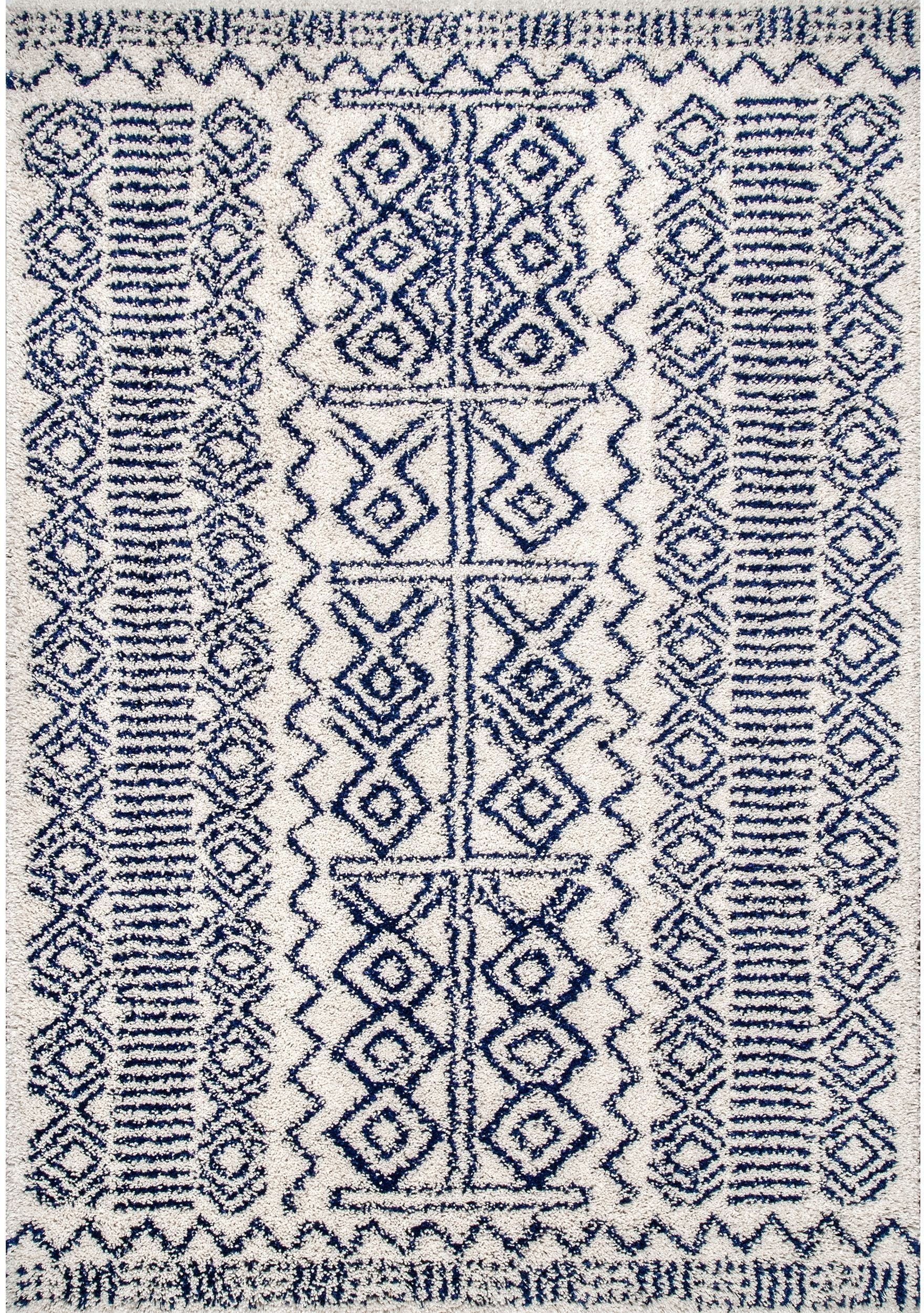 Nuloom Hurley Tribal Nhu2654C Navy Area Rug