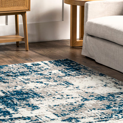 Nuloom Indira Modern Nin1944A Blue Area Rug