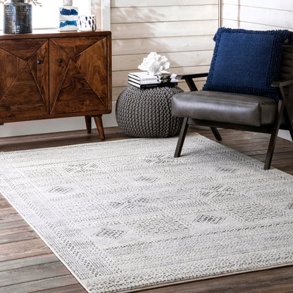 Nuloom Blake Patchwork Nbl3235A Gray Area Rug