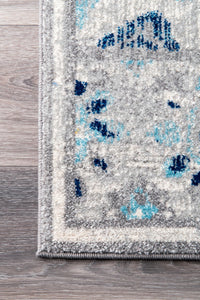 Nuloom Floral Kiyoko Nfl3147A Blue Area Rug