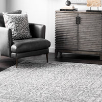 Nuloom Vintage Waddell Nvi3128C Gray Area Rug