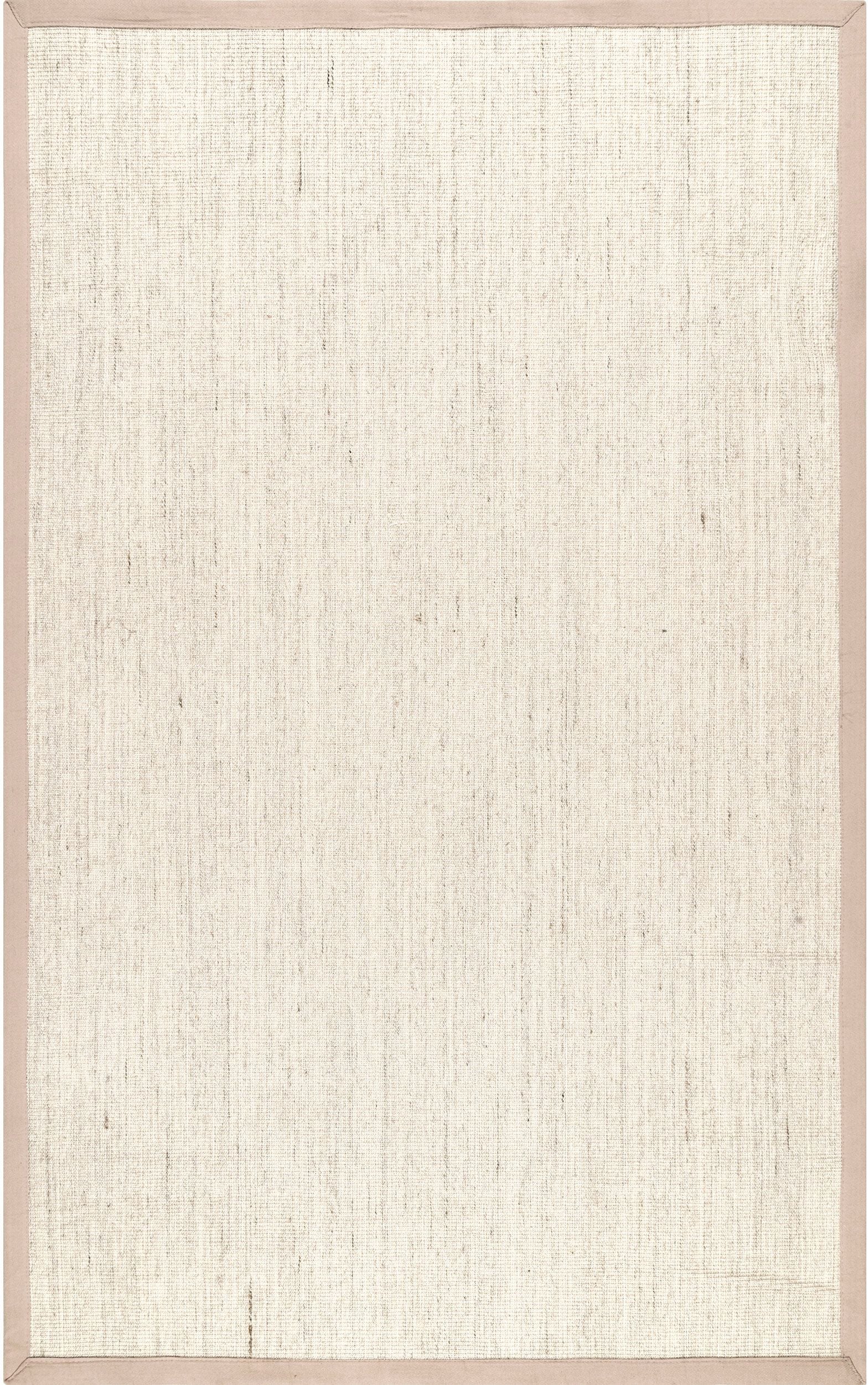 Nuloom Bordered Maryjo Sisal Nbo3631A Beige Area Rug