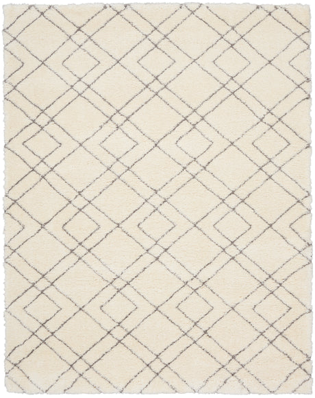 Nourison Dreamy Shag Drs07 Ivory Rug.