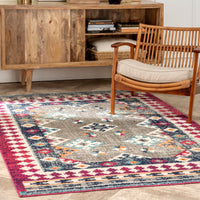 Nuloom Teagan Aztec Vibrance Nte3214A Multi Area Rug