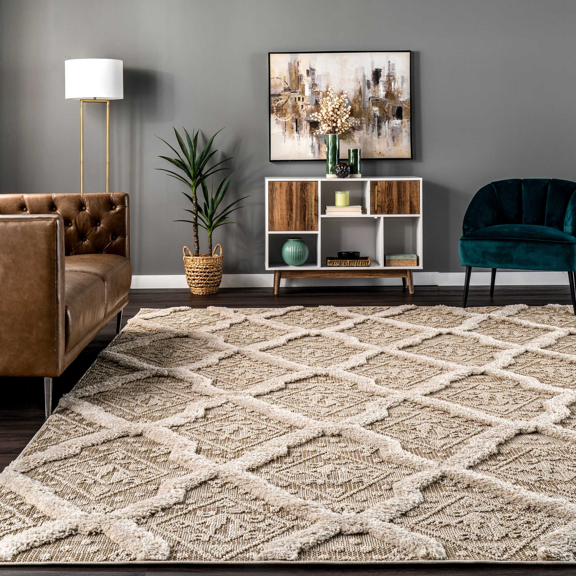 Nuloom Julie Nju3010A Beige Area Rug