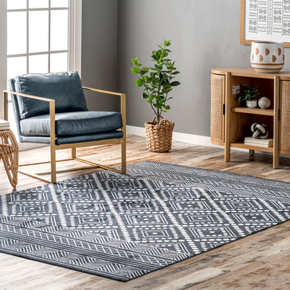 AreaRugs.com Wavaj Nwa1271A Blue Area Rug