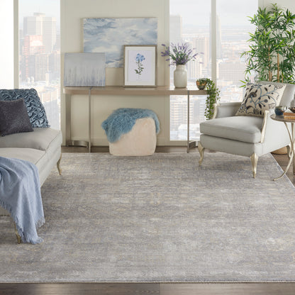 Nourison Lustrous Weave Luw02 Grey/Beige Area Rug