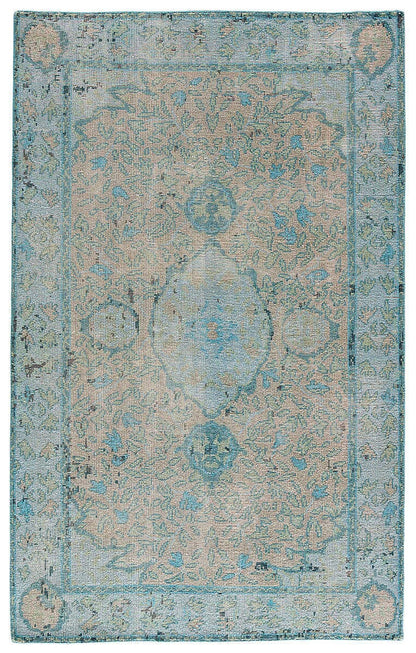 Jaipur Kai Alessia Kai02 Pelican / Aquatic Area Rug