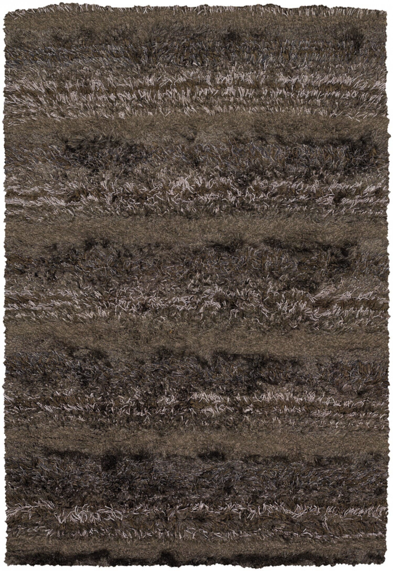 Chandra Kappa kap15502 Brown Shag Area Rug