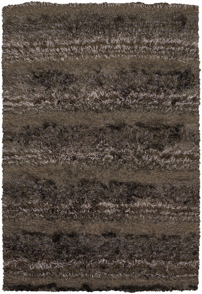 Chandra Kappa kap15502 Brown Shag Area Rug