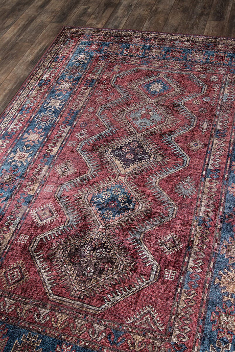 Momeni Karachi Kar-1 Burgundy Area Rug