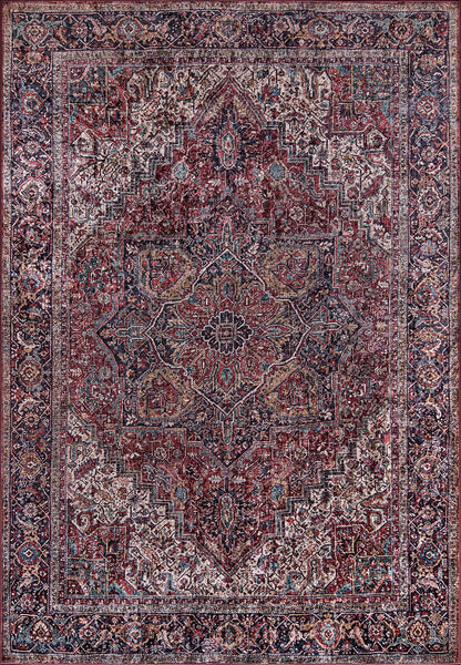 Momeni Karachi Kar-4 Burgundy Area Rug