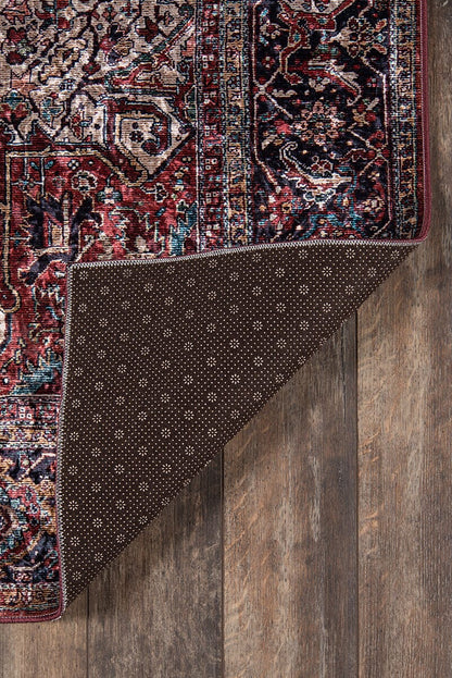 Momeni Karachi Kar-4 Burgundy Area Rug