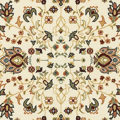 Oriental Weavers Sphinx Kashan 108X1 Ivory / Black Area Rug