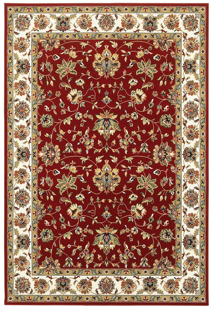 Oriental Weavers Sphinx Kashan 4929R Red / Ivory Area Rug