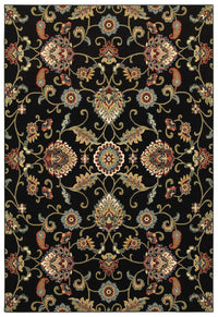 Oriental Weavers Sphinx Kashan 9946K Black / Multi Area Rug