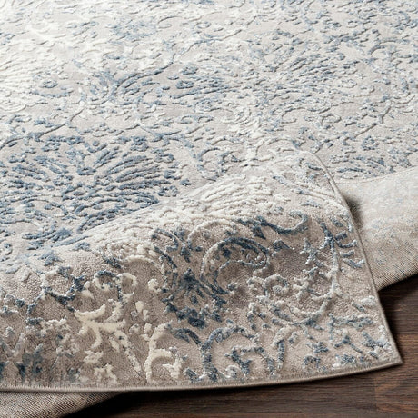 Surya Katmandu Kat-2303 Navy, Denim, Charcoal, Light Gray Rugs.