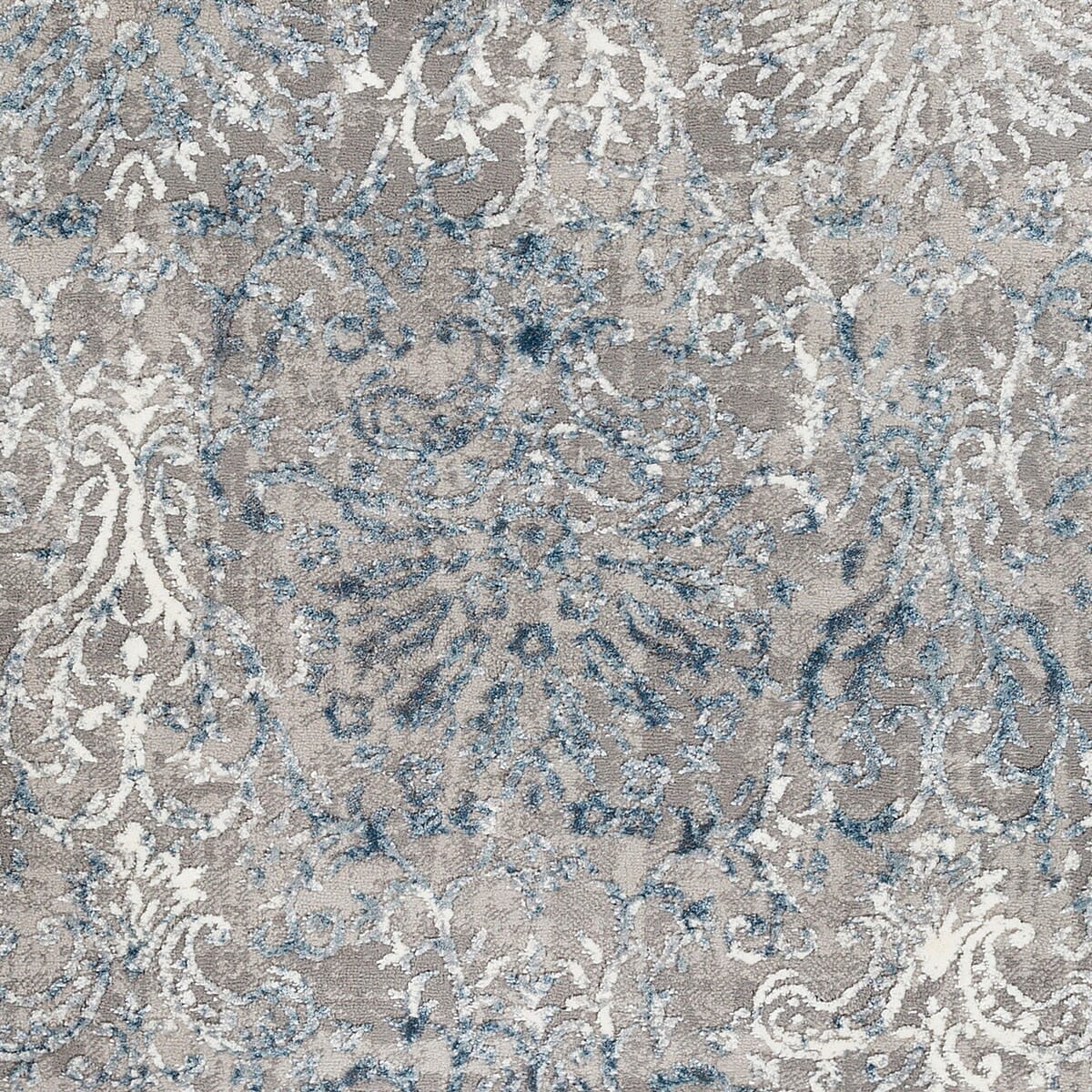 Surya Katmandu Kat-2303 Navy, Denim, Charcoal, Light Gray Vintage / Distressed Area Rug