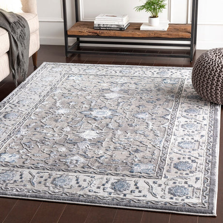 Surya Katmandu Kat-2304 Navy, Denim, Charcoal, Light Gray Rugs.