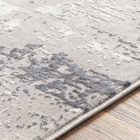 Surya Katmandu Kat-2313 Charcoal, Light Gray, Medium Gray, Ivory Rugs.