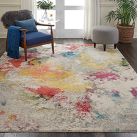 Nourison Celestial Ces12 Ivory / Multicolor Organic / Abstract Area Rug