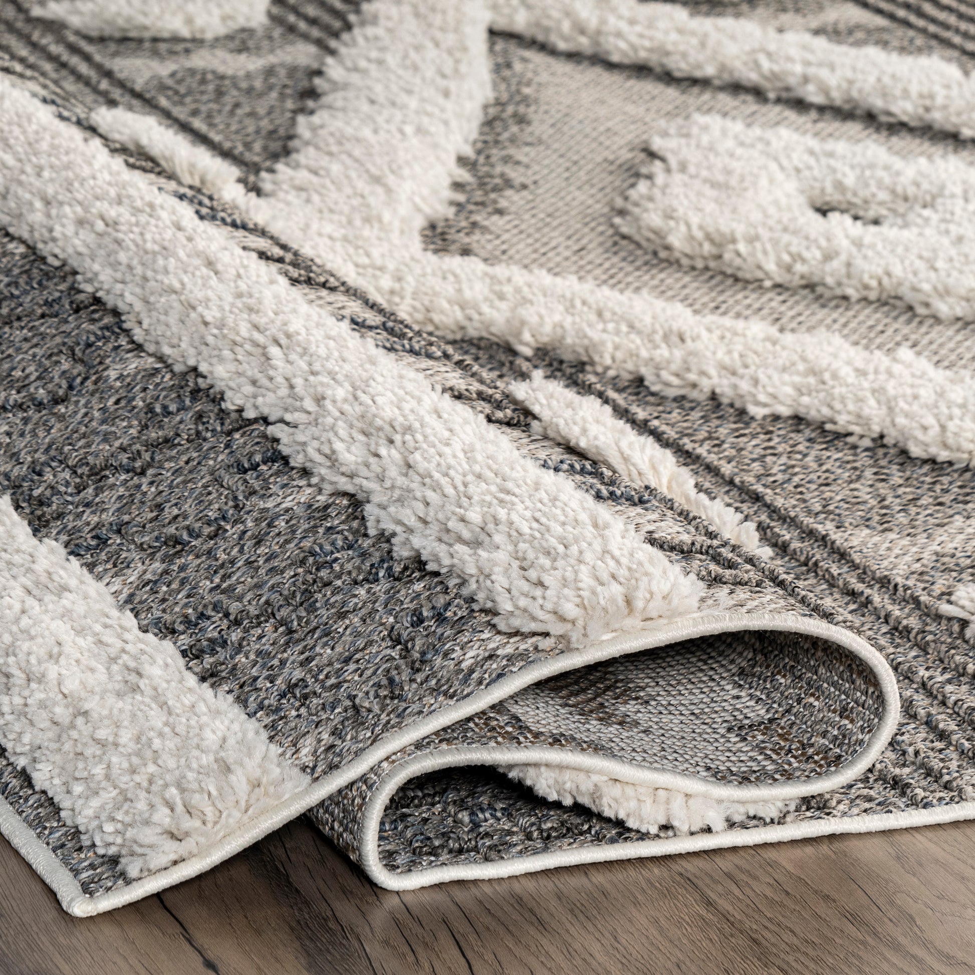 Nuloom Presleigh Diamond Npr3009A Gray Area Rug