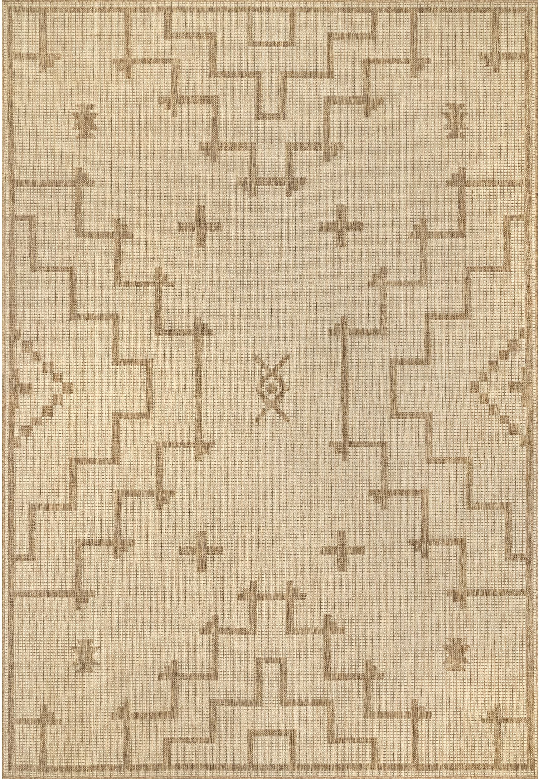 Nuloom Breanna Global Inspired Tribal Nbr1813A Beige Area Rug