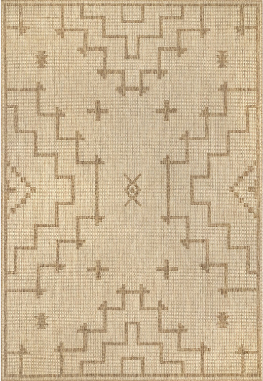 Nuloom Breanna Global Inspired Tribal Nbr1813A Beige Area Rug