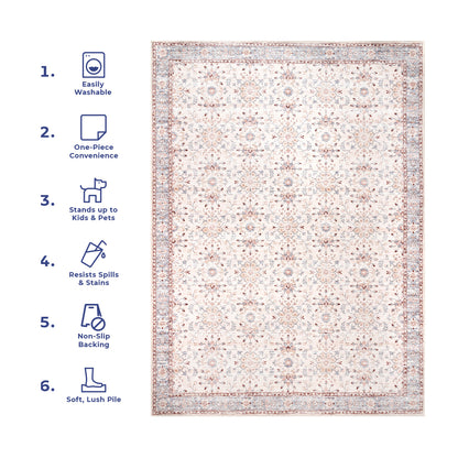 AreaRugs.com Wavaj Nwa1167A Beige Area Rug