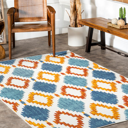 Nuloom Marcela Tribal Nma2648A Blue Area Rug