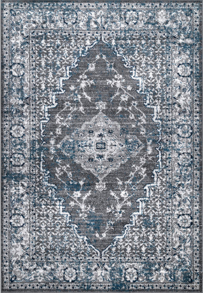 Nuloom Lucille Transitional Nlu2462A Gray Area Rug